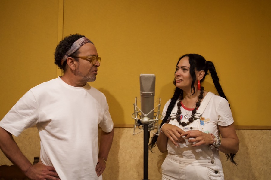 David Alvarez and Arahi recording in Jerez, Spain